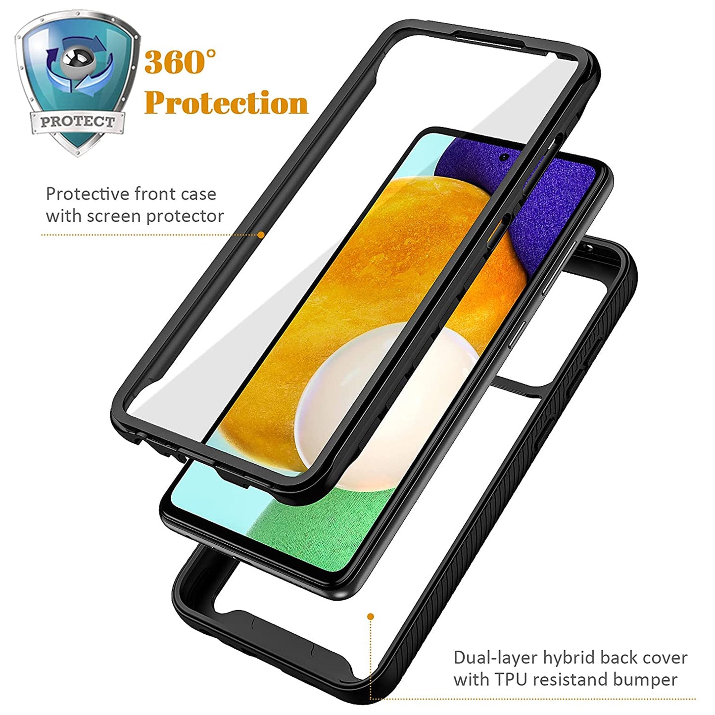 360 Protection Case for Samsung Galaxy A52 / A52s