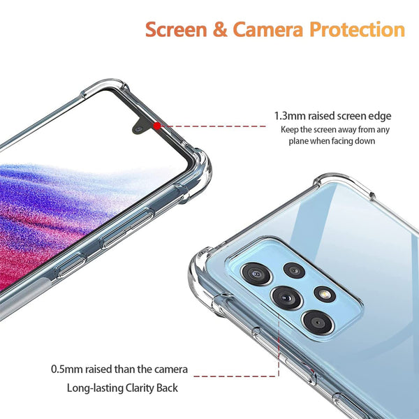 Bumper Clear Case for Samsung Galaxy A73 5G