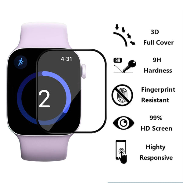 Glass Screen Protector for Apple Watch Series 7 / 8