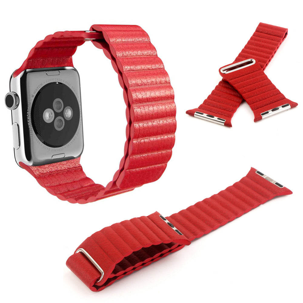 Leather Magnetic Strap for Apple Watch