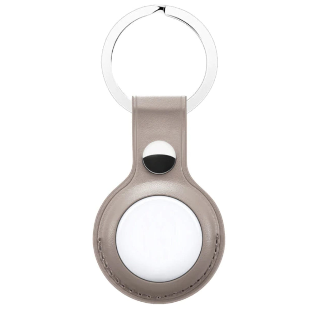 Leather Case for Apple AirTag with Keyring