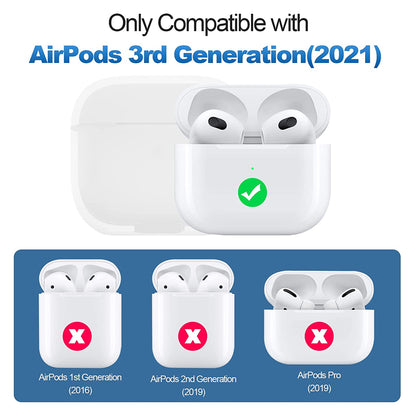 Silicone Case for Apple Airpods 3rd Generation, 2021