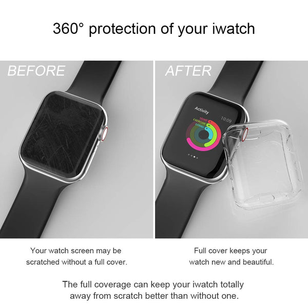 Clear Case for Apple Watch 2 pack