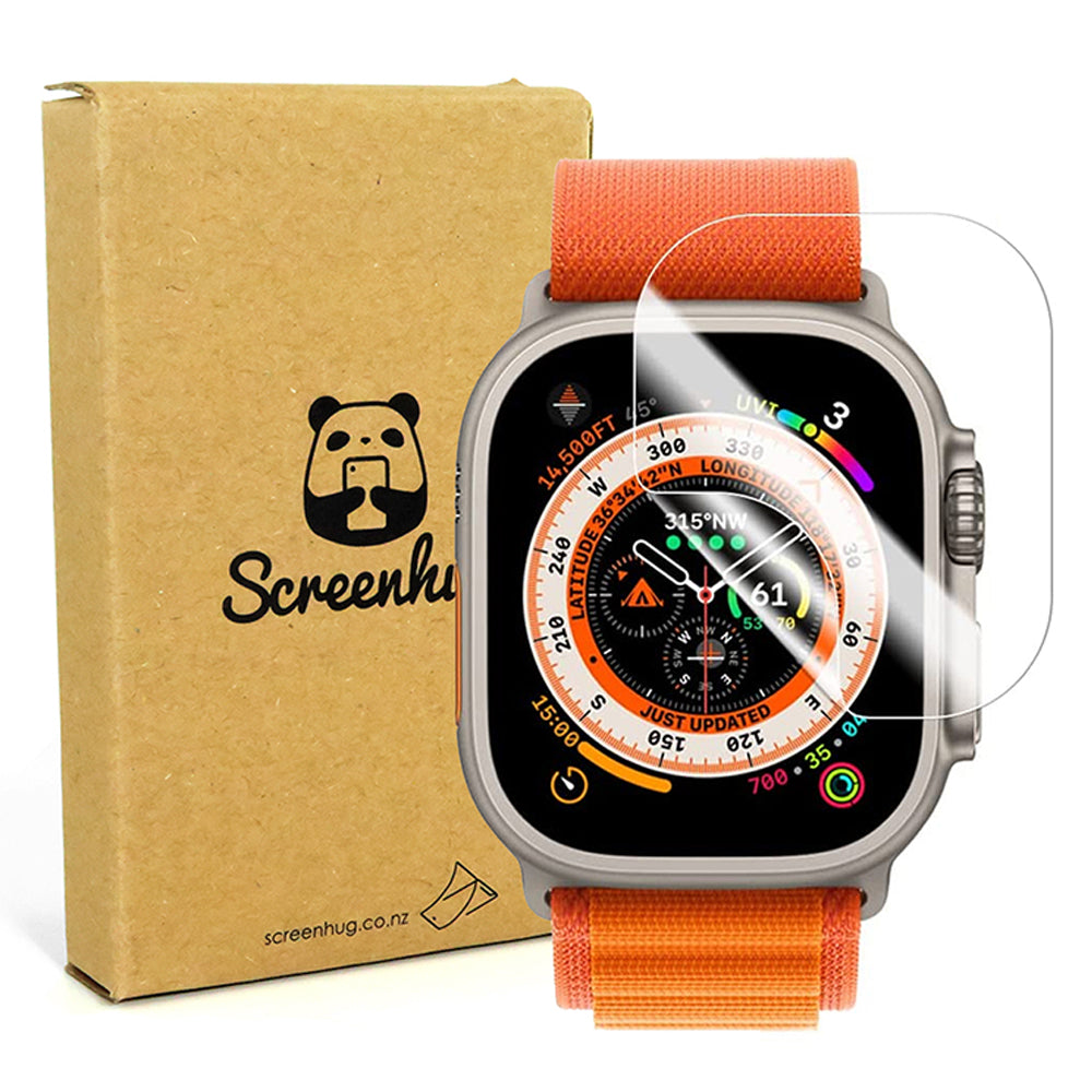 Screen Hugg Nano Film Screen Protector for Apple Watch Ultra (2 pack) – Screenhug