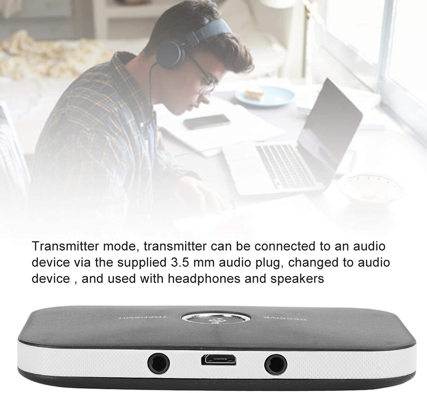 Bluetooth Wireless 2-in-1 Audio Transmitter / Receiver