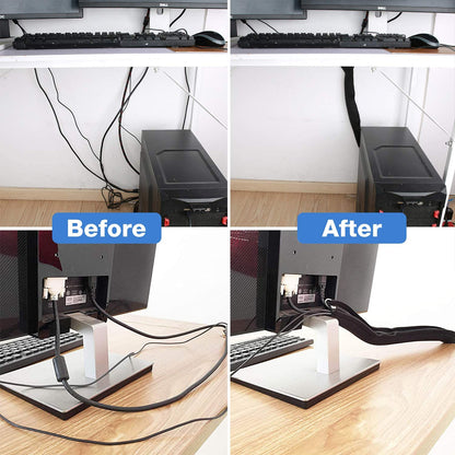 Cable Management Zip Sleeve 100cm