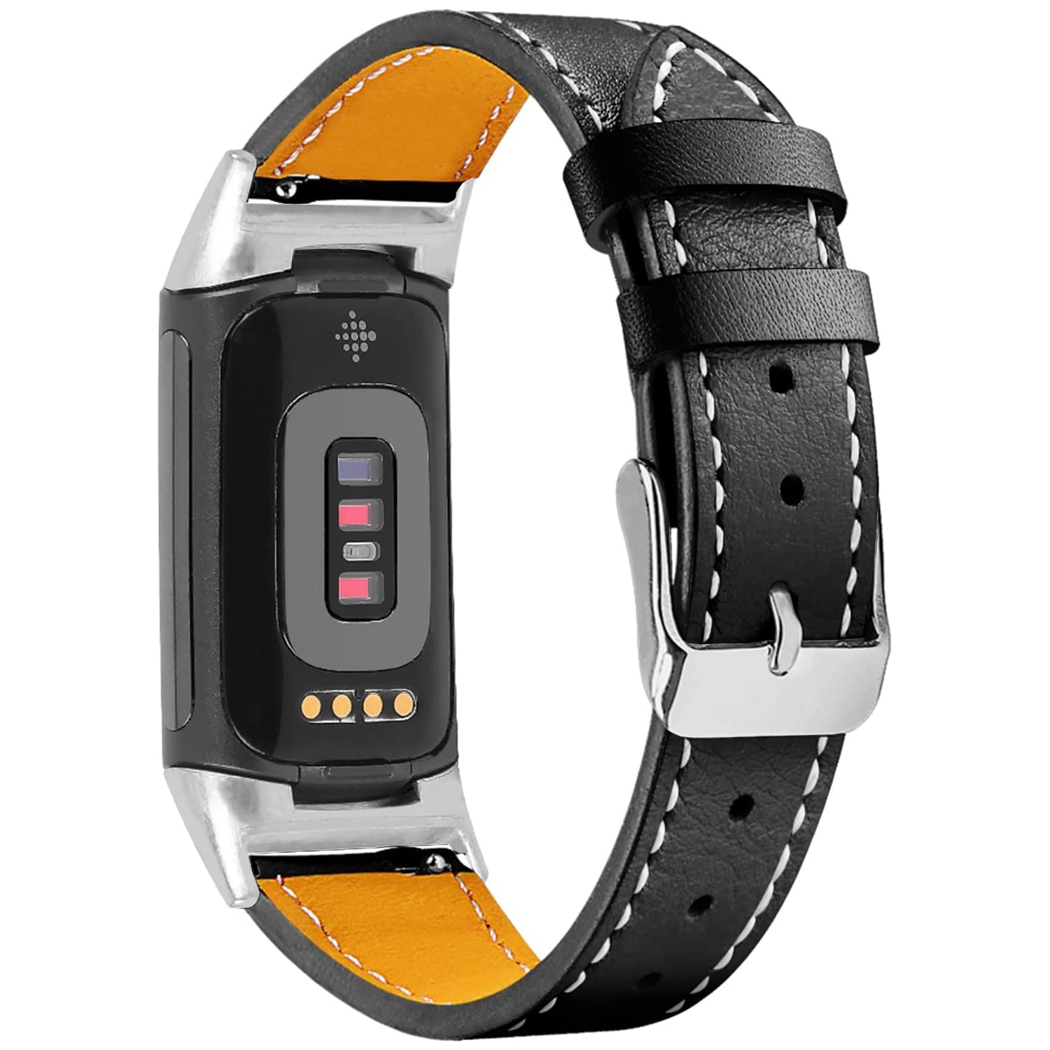 Leather fitbit online strap