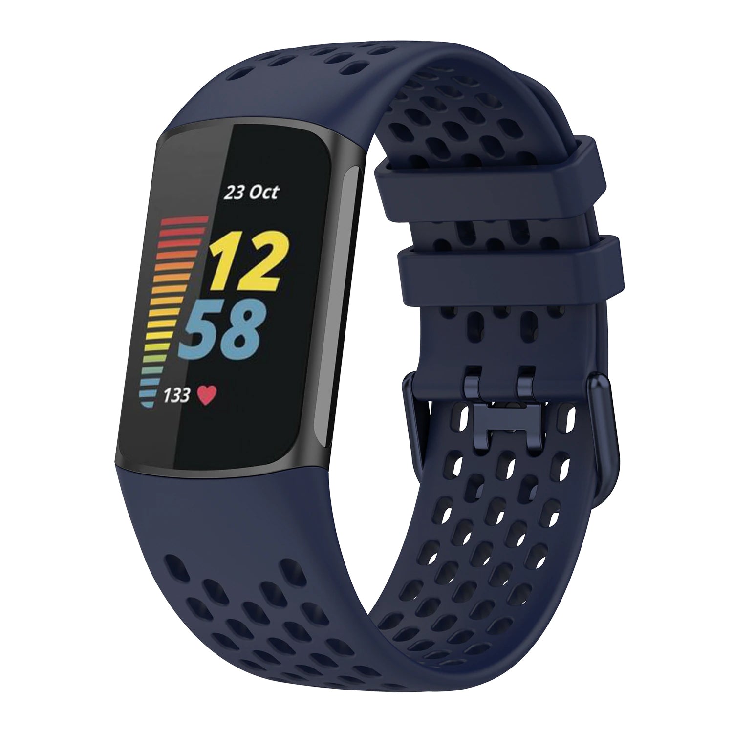 Rubber Sports Strap for Fitbit Charge 5