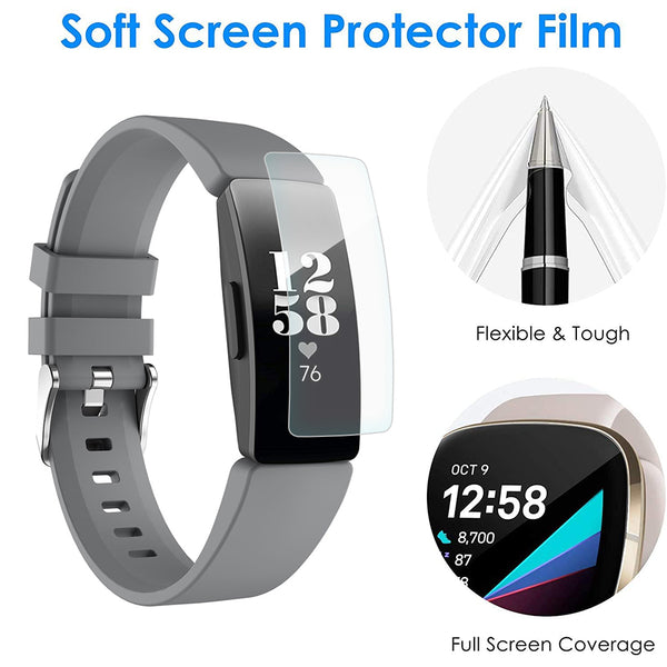 Film Screen Protector for Fitbit Inspire - Clear 2 pack