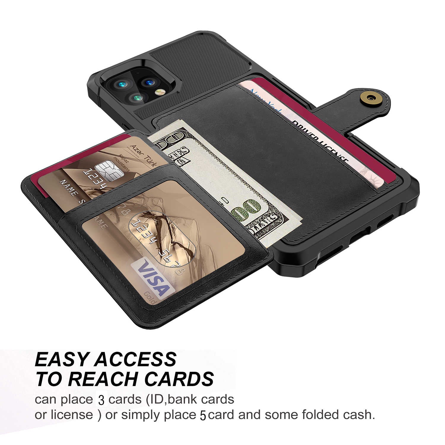 Flip Wallet Case for Samsung Galaxy A12