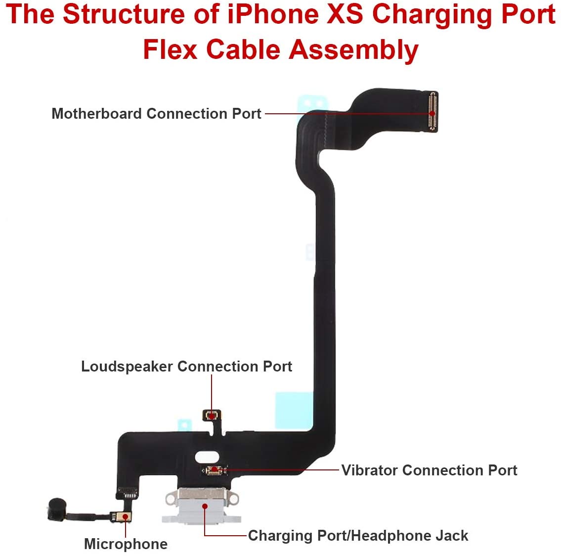 iPhone XS Charging Port Flex Cable