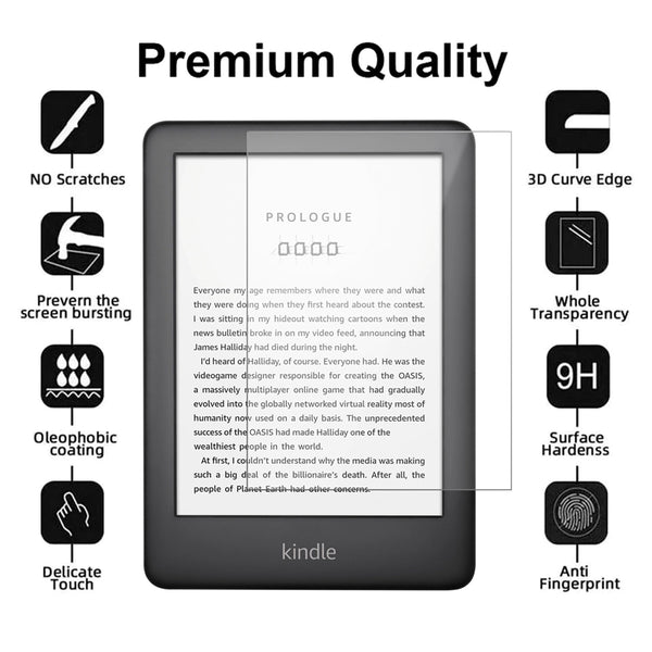 Glass Screen Protector for Kindle Paperwhite Touch 6"