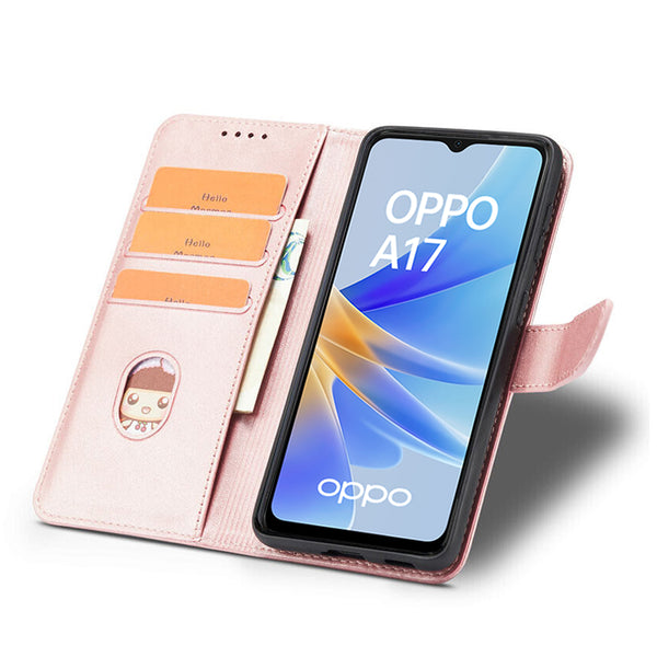 Premium Wallet Case for OPPO A17