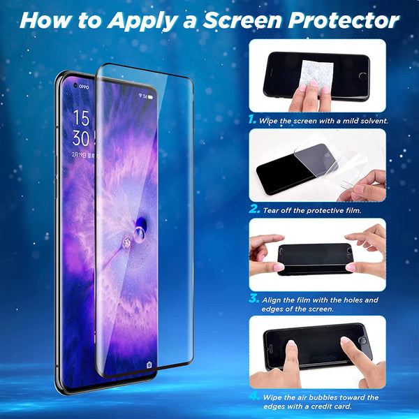 Curved Glass Screen Protector for OPPO Find X5