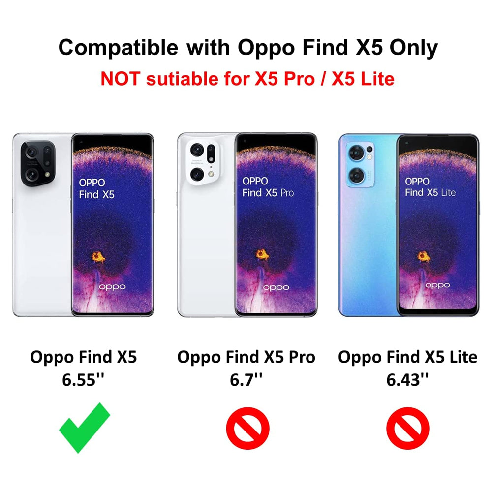 Bumper Clear Case for OPPO Find X5