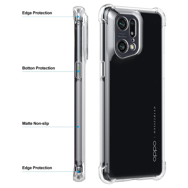 Bumper Clear Case for OPPO Find X5 Pro