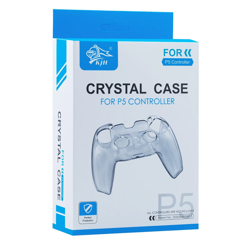 Crystal Protective Hard Shell Case For PS5 Controller