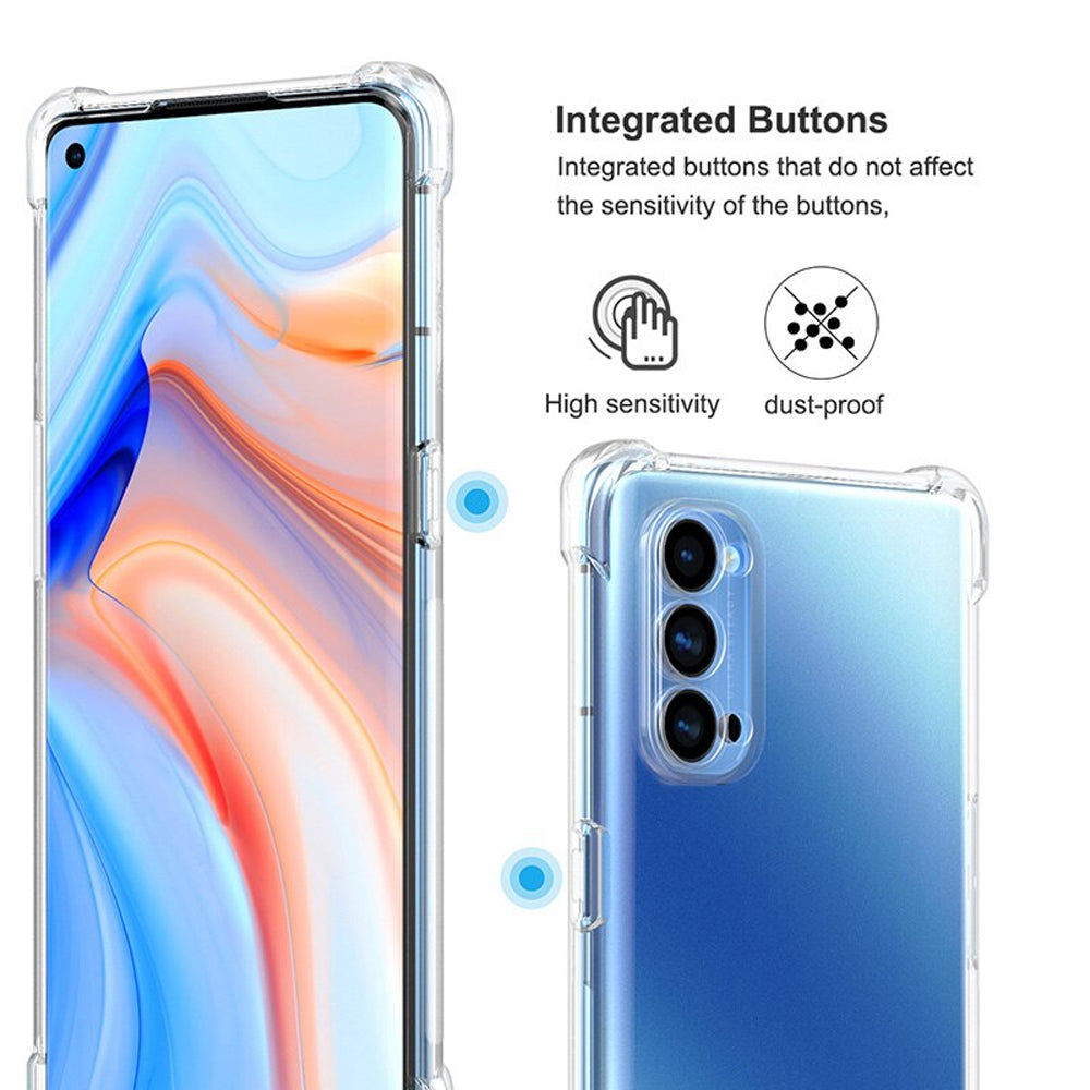 Bumper Clear Case for OPPO Reno 4 5G