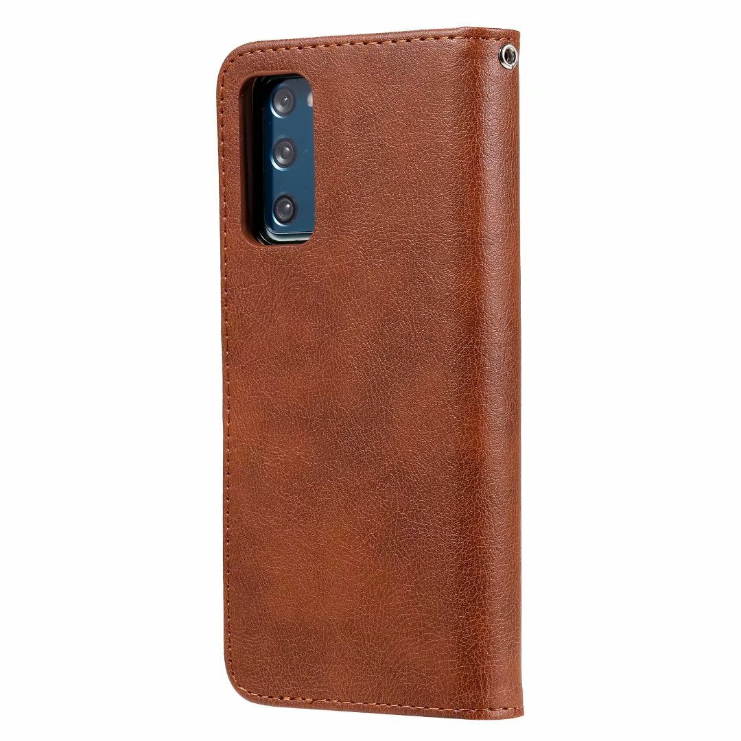 Slim Detachable Leather Wallet Case for Samsung Galaxy S21 Plus