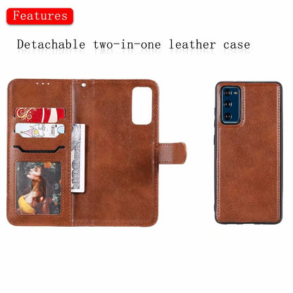 Slim Detachable Leather Wallet Case for Samsung Galaxy S21 Ultra