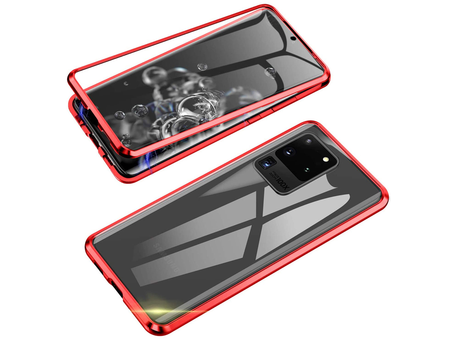 Magnetic Tough Glass case for Samsung Galaxy S20 Ultra