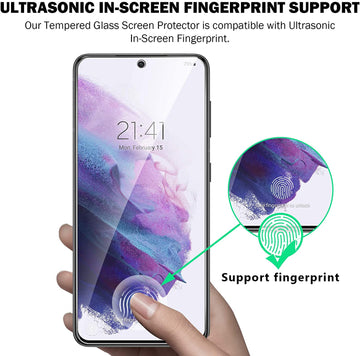 Screen Protector S21 Fingerprint Sensor Review Full Cover Glass