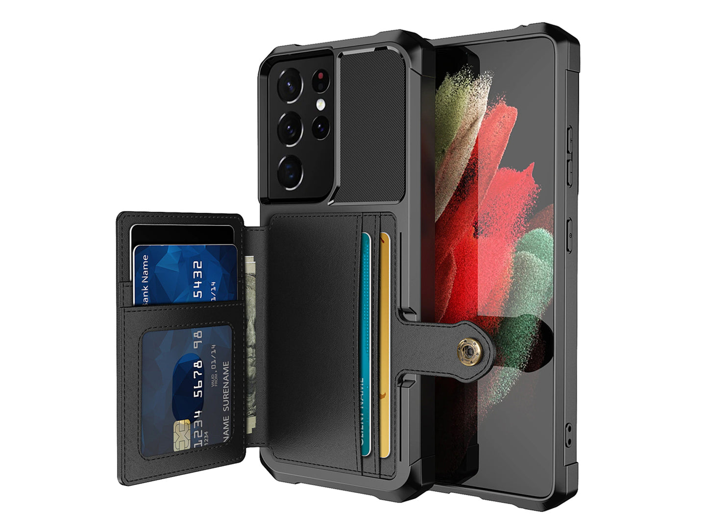 Flip Wallet Case for Samsung Galaxy S21