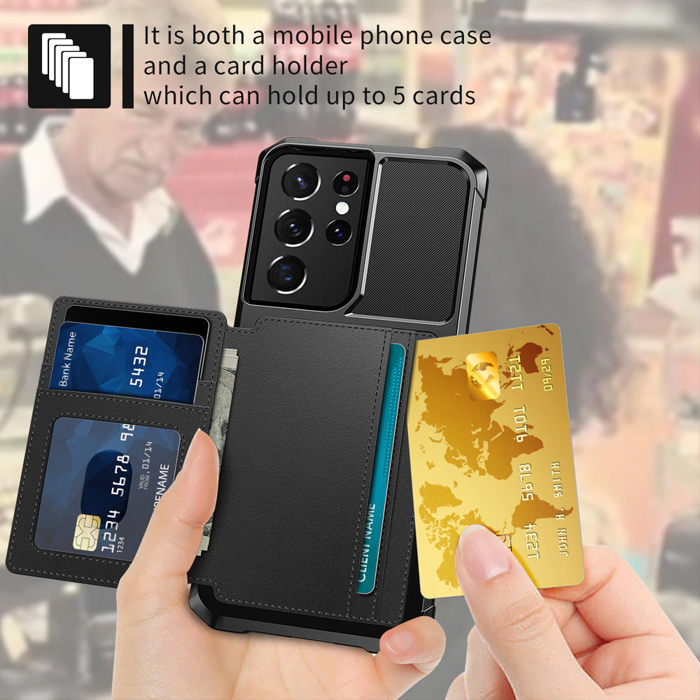 Flip Wallet Case for Samsung Galaxy S21 Ultra