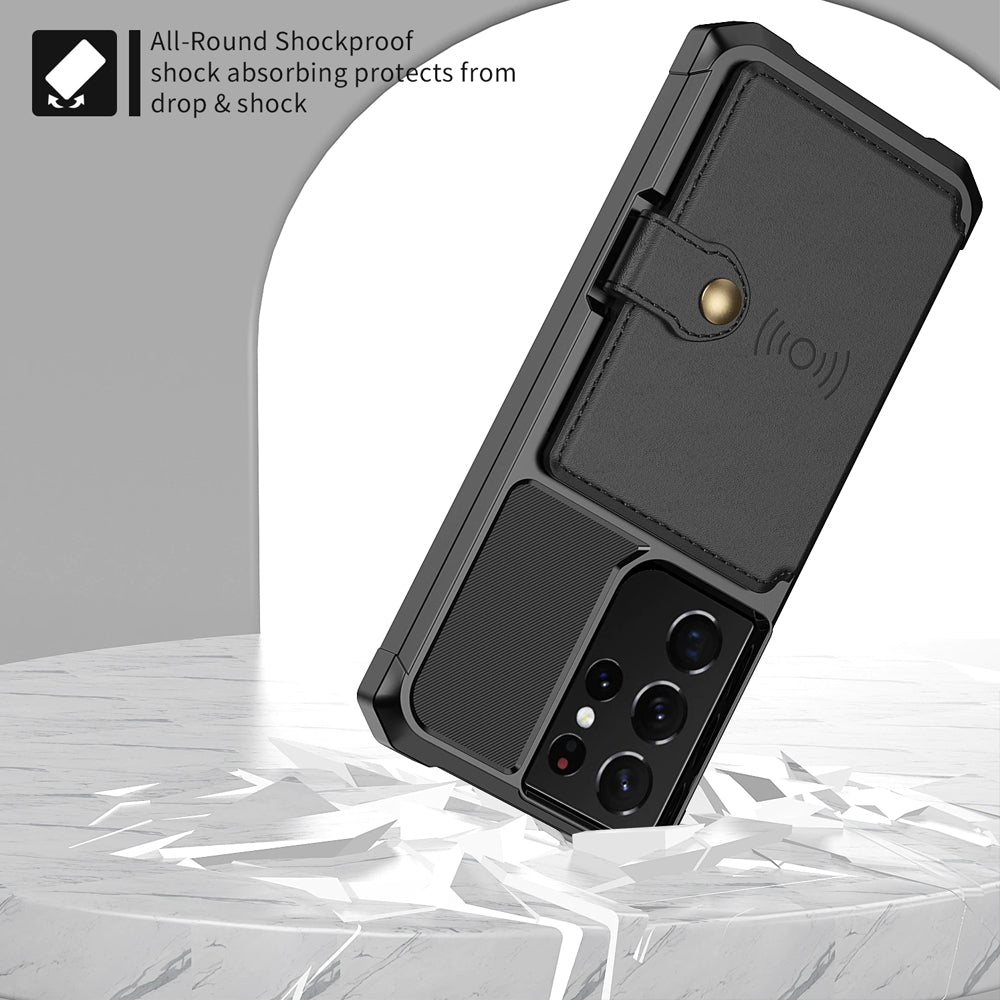 Flip Wallet Case for Samsung Galaxy S21 Ultra
