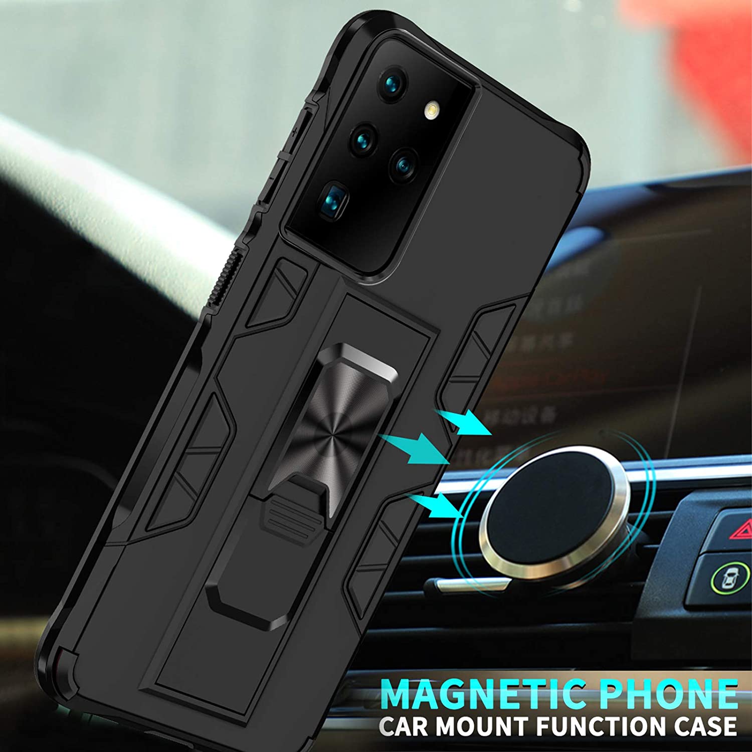 Tough Mag Kickstand Case for Samsung Galaxy S21 Ultra