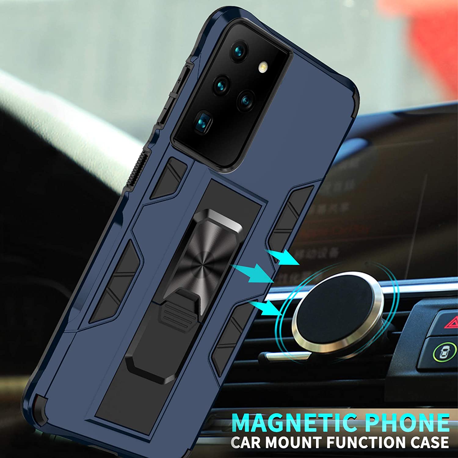 Tough Mag Kickstand Case for Samsung Galaxy S21 Ultra