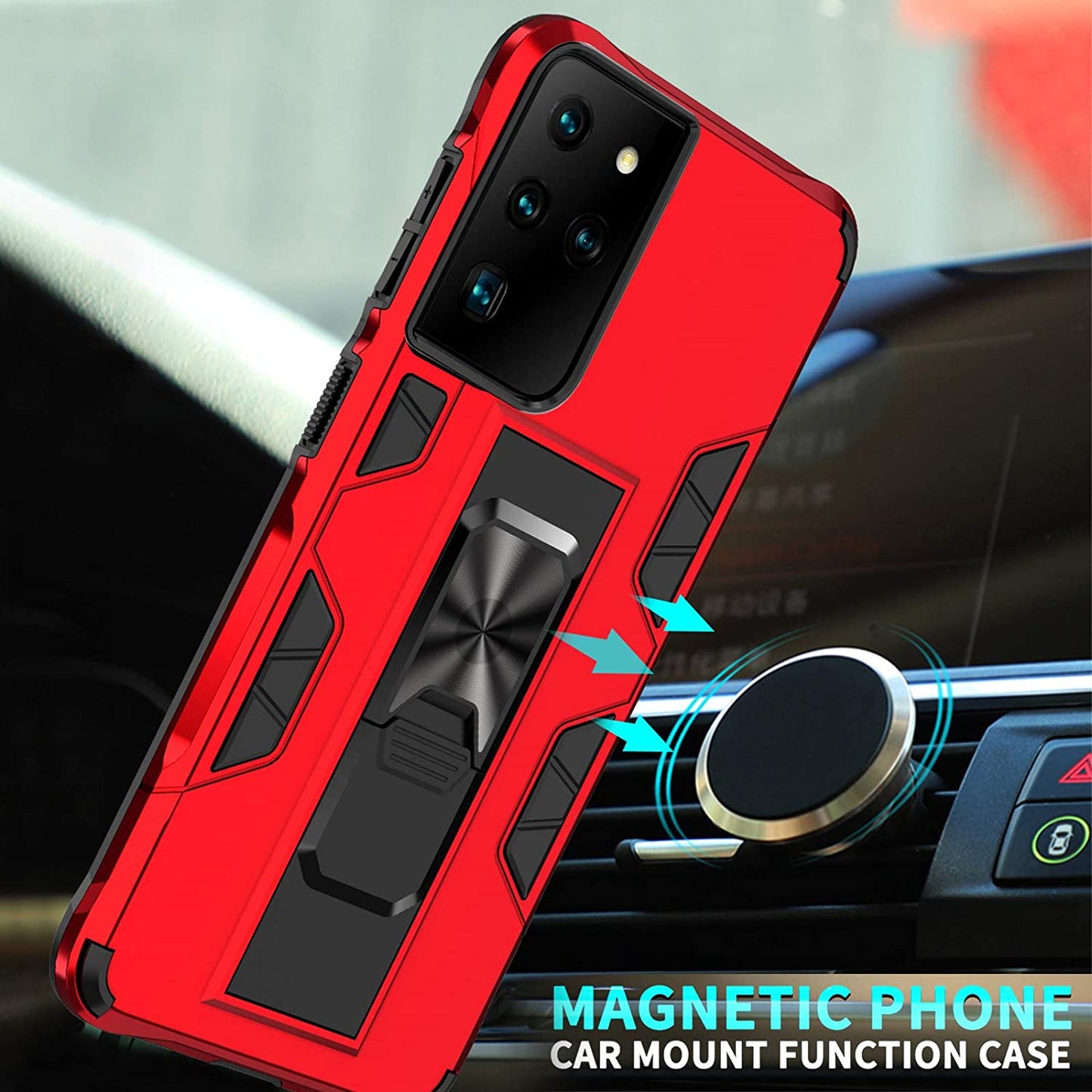 Tough Mag Kickstand Case for Samsung Galaxy S21 Ultra