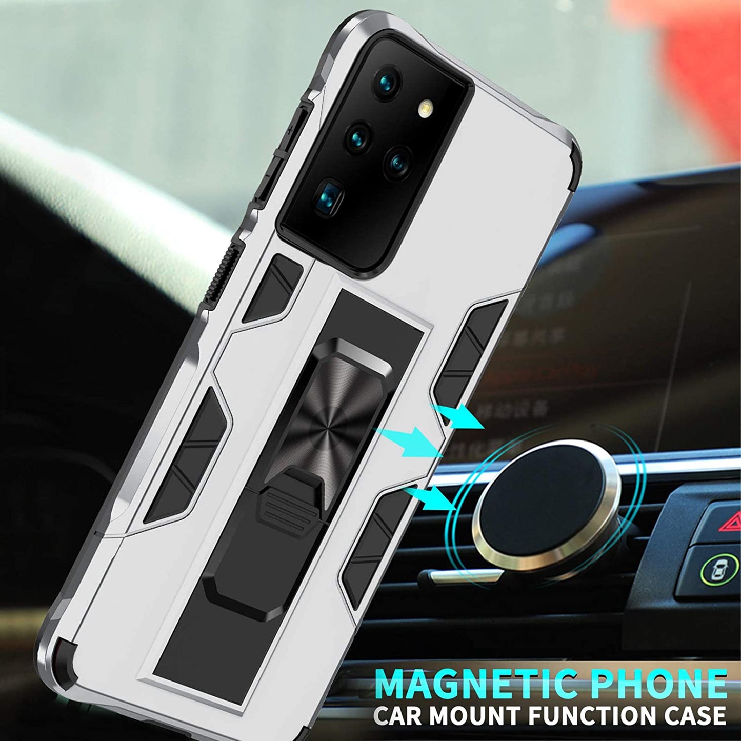 Tough Mag Kickstand Case for Samsung Galaxy S21 Ultra