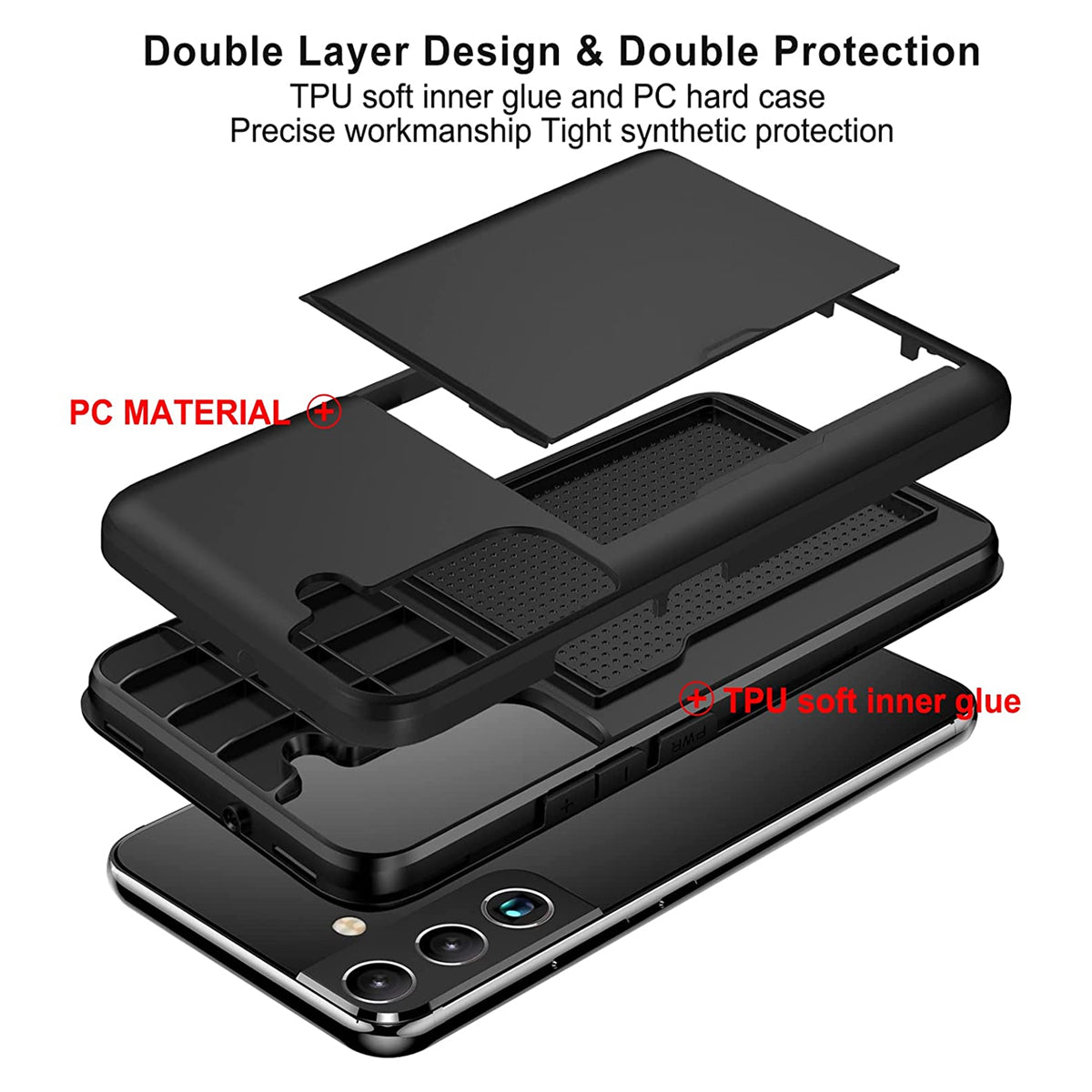 Tough Card Case for Samsung Galaxy S22 Plus