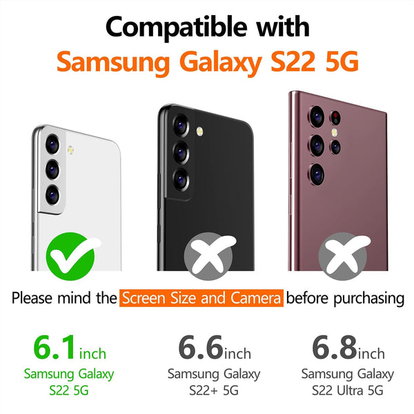 Clear Gel Case for Samsung Galaxy S22