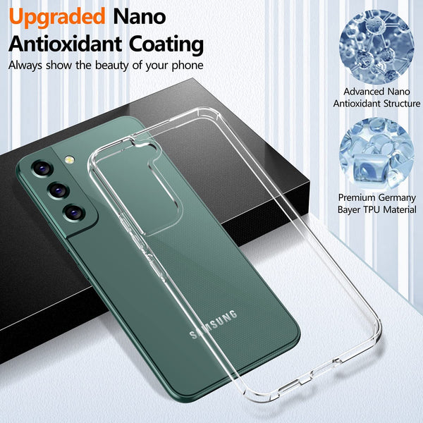 Clear Gel Case for Samsung Galaxy S22