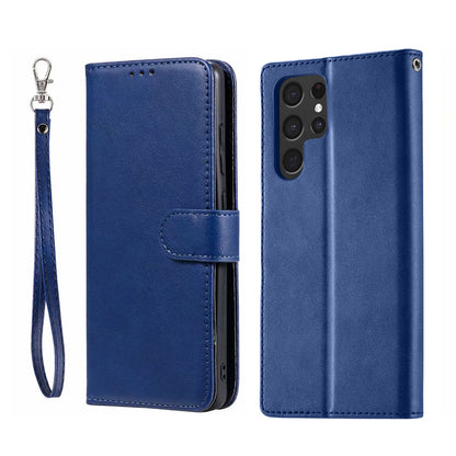 Slim Detachable Leather Wallet Case for Samsung Galaxy S22 Ultra