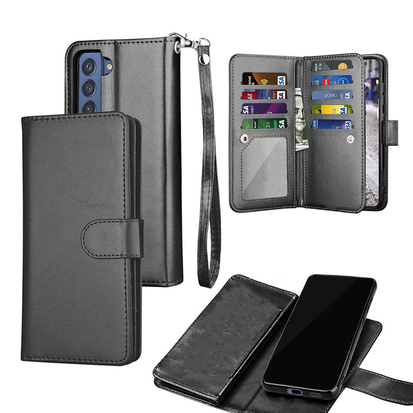 Big Detachable Wallet Case for Samsung Galaxy S22 Plus