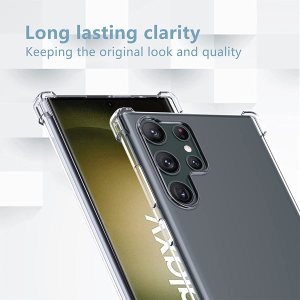Bumper Clear Case for Samsung Galaxy S23 Ultra