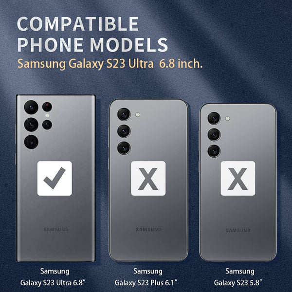 Clear Gel Case for Samsung Galaxy S23 Ultra