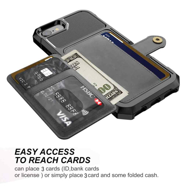 Flip Wallet Case for iPhone 7 / 8 / SE