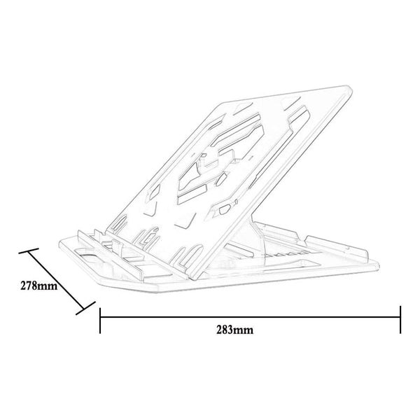 Laptop Stand Vented Adjustment w/ Phone Holder