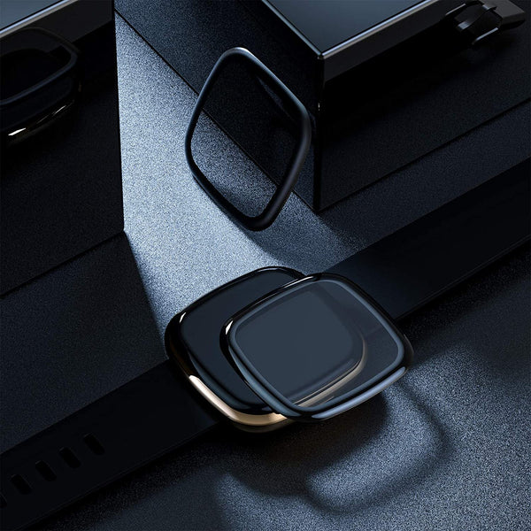 TPU Screen Protector for Fitbit Versa 3 / Sense - Black