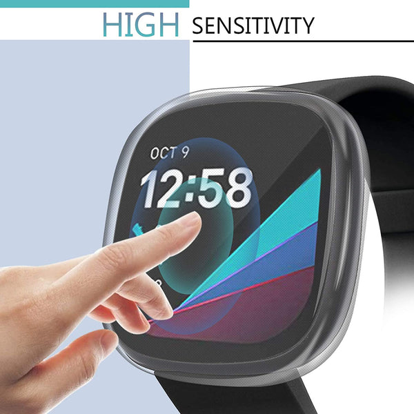 TPU Screen Protector for Fitbit Versa 3 - Clear