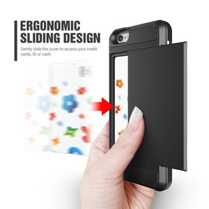 Tough Card Slider Case for iPhone 6/6S