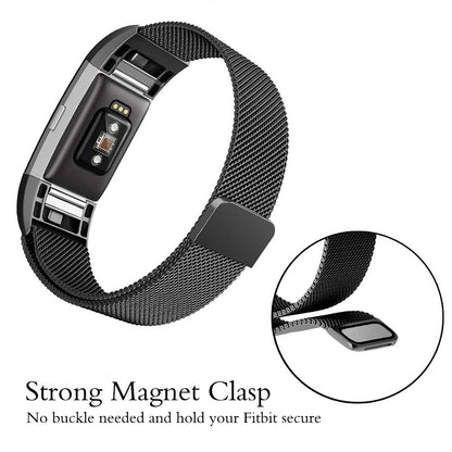 Milanese Metal Strap for Fitbit Charge 2