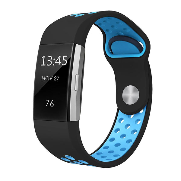Rubber Sports Strap for Fitbit Charge 2