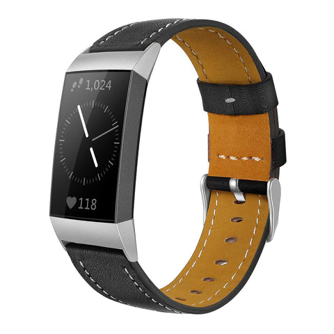 Leather Band for Fitbit Charge 3 / 4