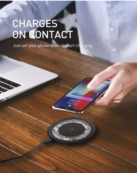 Crystal Wireless Phone Charger - 10W