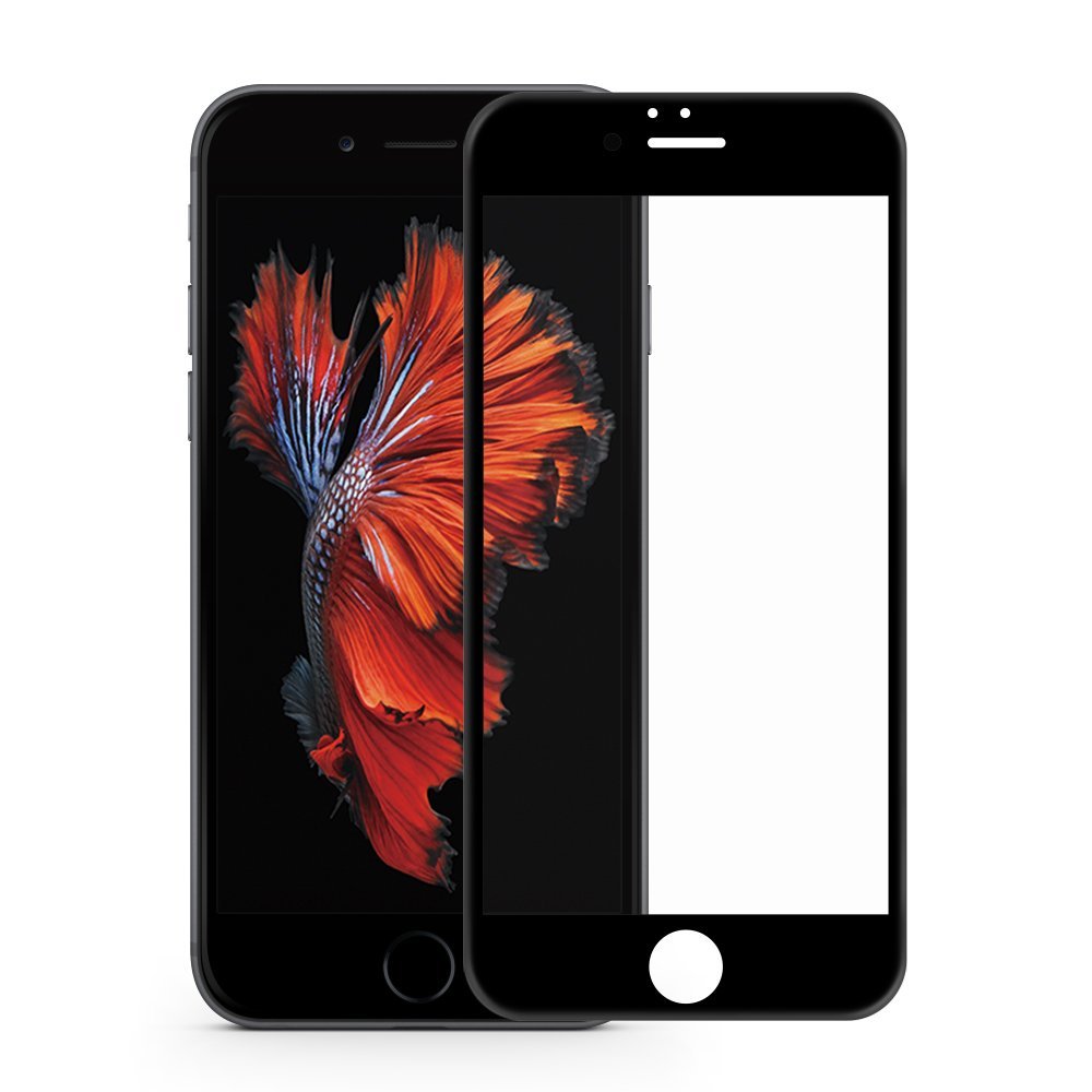 iPhone 6/6S Curved Glass Screen Protector - Black